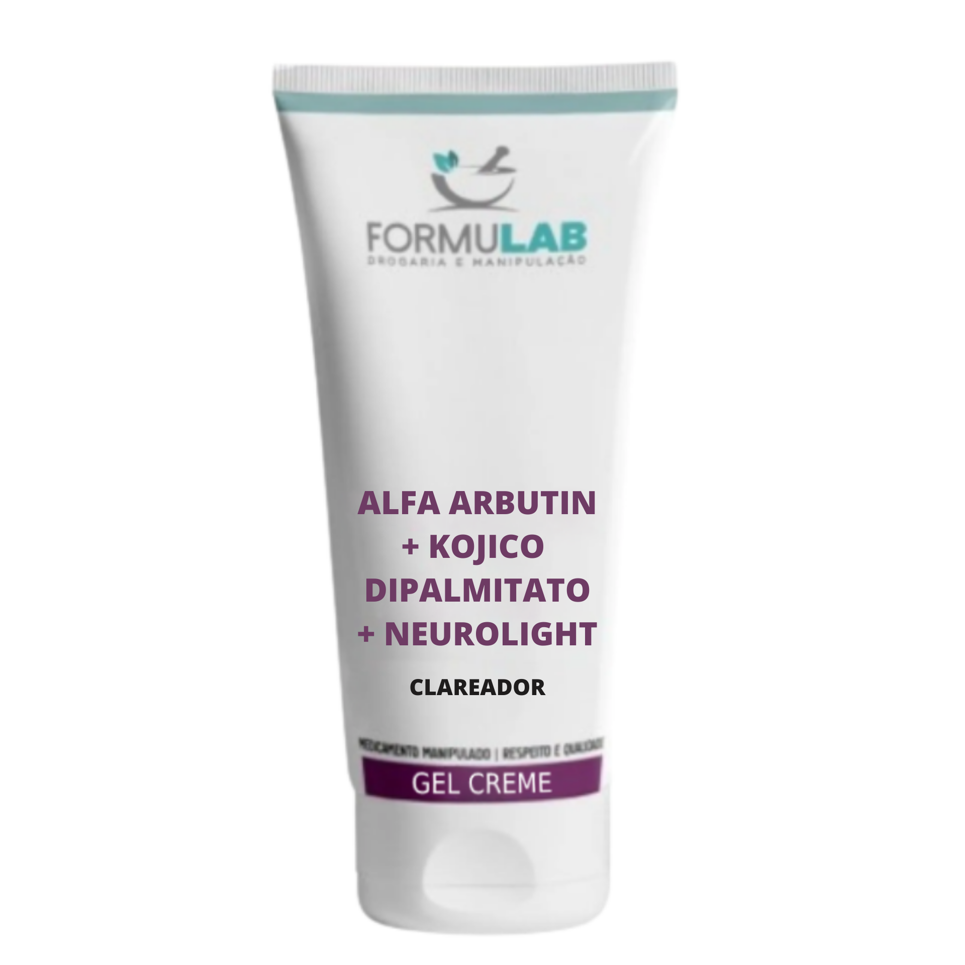 Alfa Arbutin 2% + Kojico Dipalmitato 5% + Neurolight 1% - Gel Creme Oil Free 30 gramas