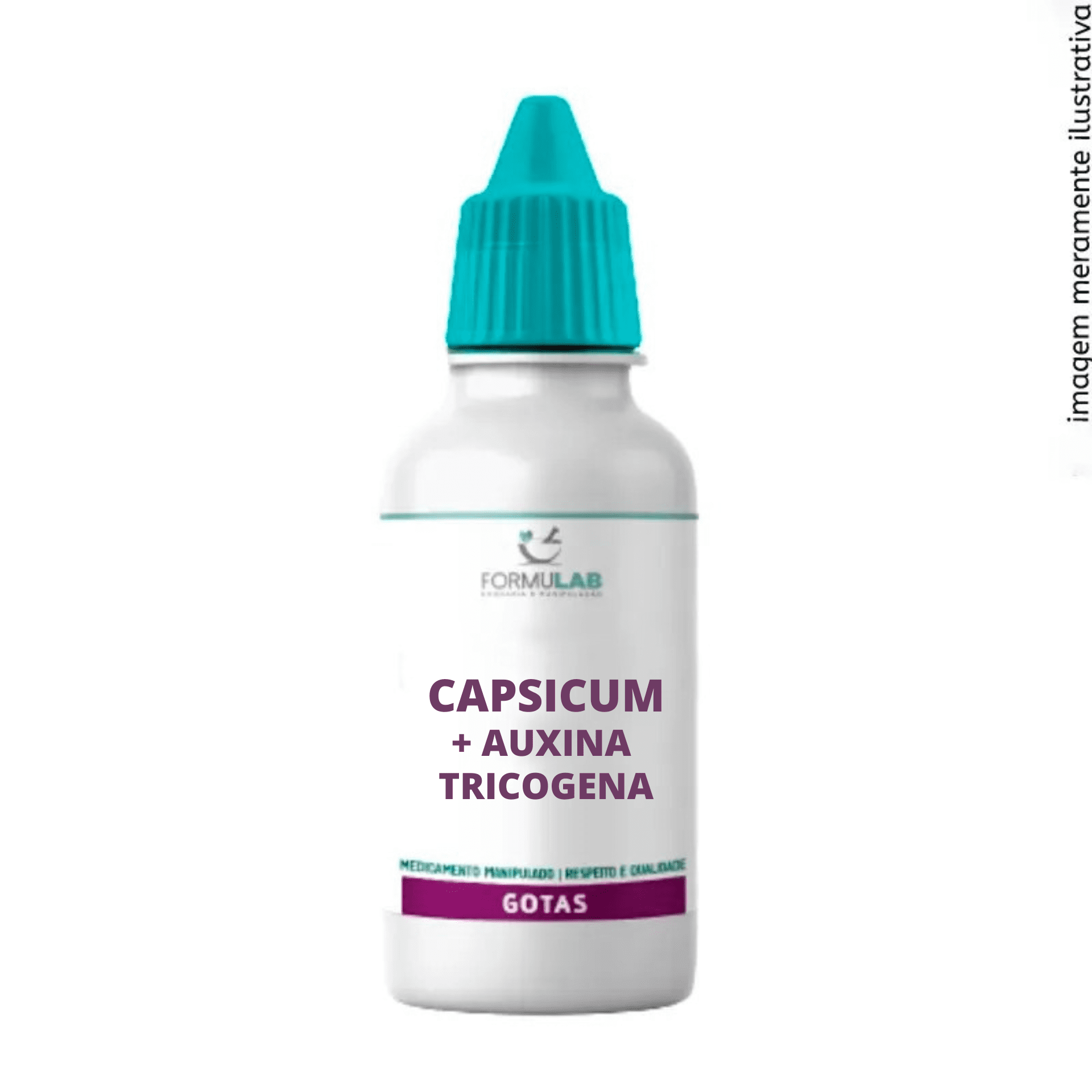 Extrato Glicólico de Capsicum 10% + Auxina Tricogena 10% - Loção Capilar 100ml