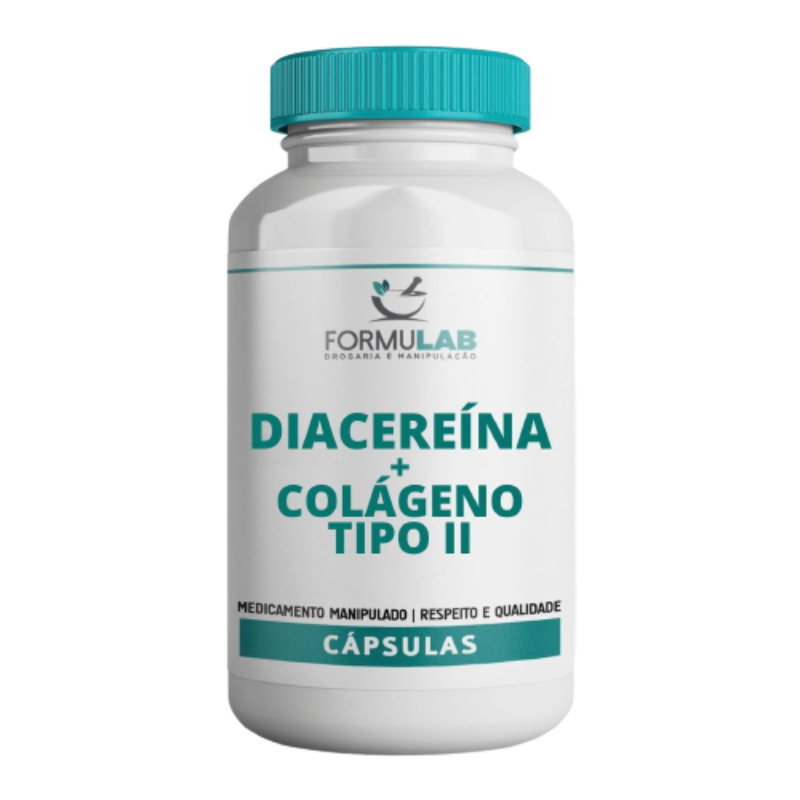Diacereína 50mg + Colágeno Tipo 2 - 20mg