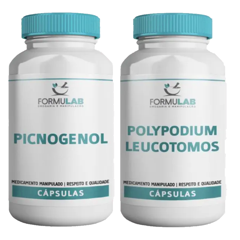 Kit: Picnogenol 150mg 60 Cápsulas + Polypodium Leucotomos 250mg 60 Cápsulas