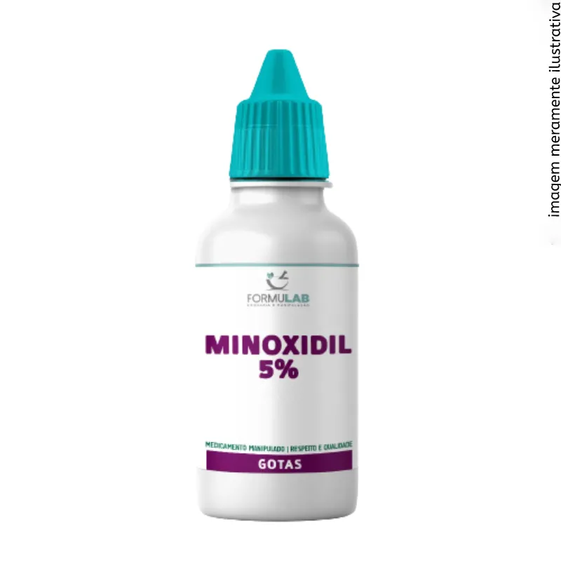 Minoxidil 5% + Propilenoglicol 5% - Loção Capilar 100ml