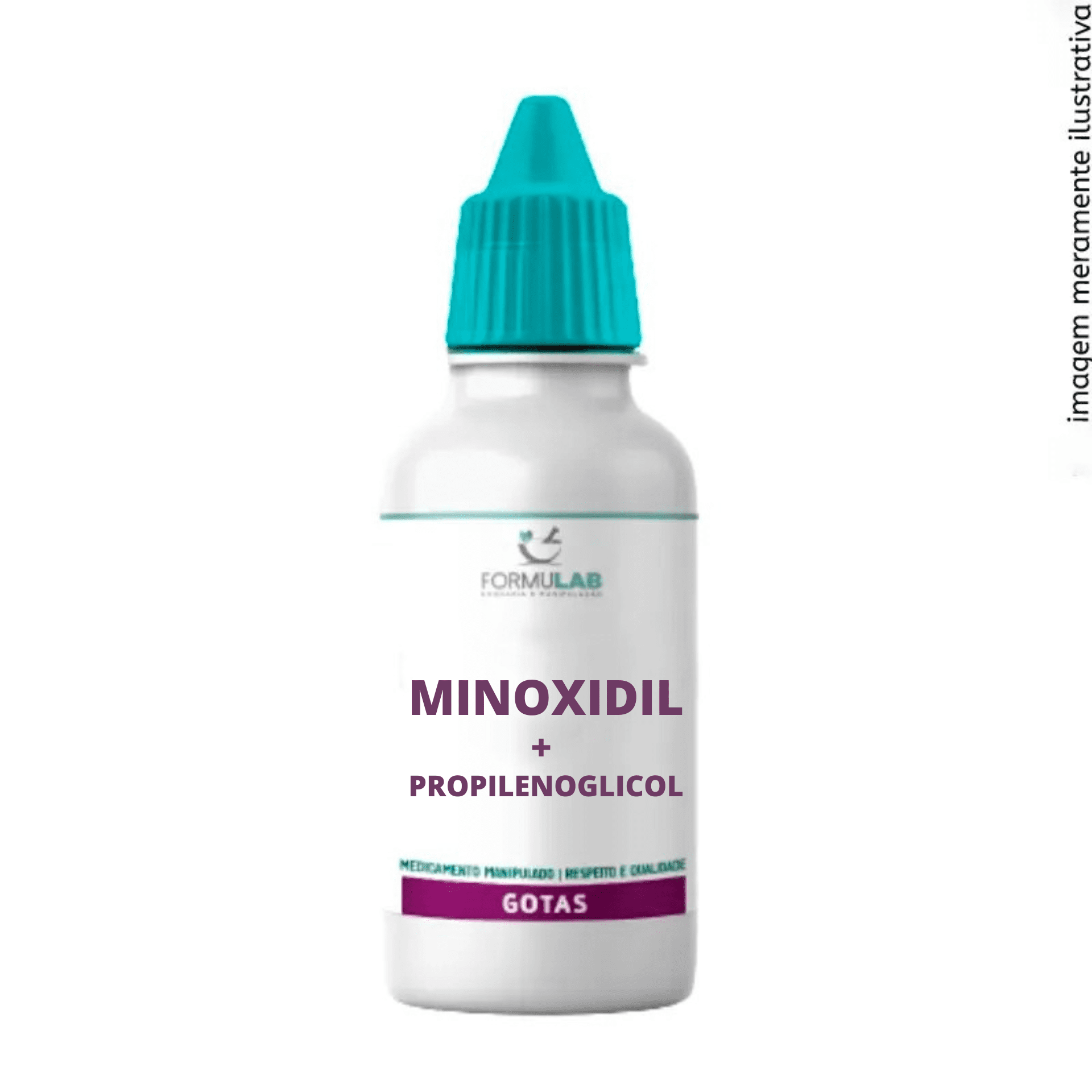 Minoxidil 5% + Propilenoglicol 5% - Loção Capilar 50ml