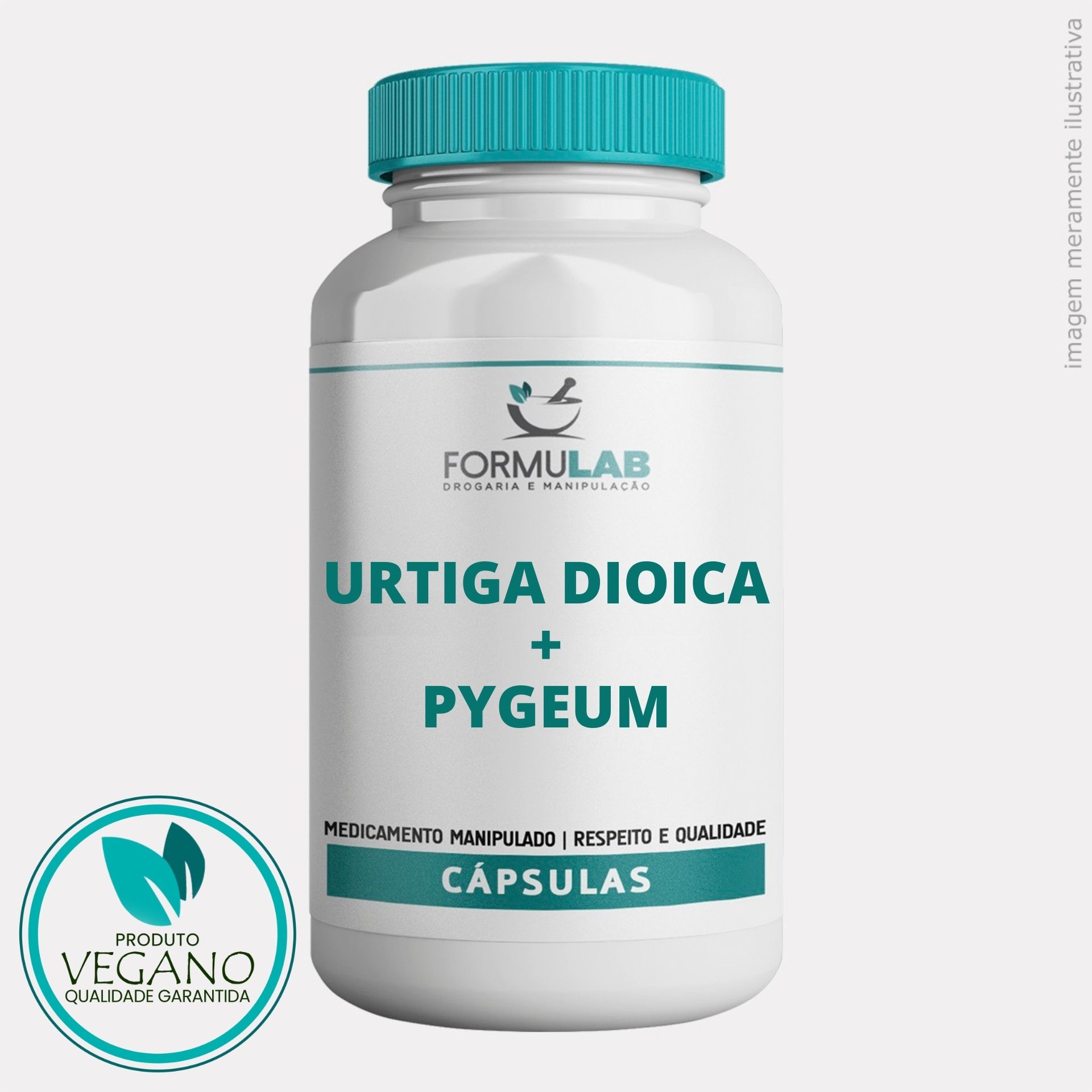 Urtiga Dioica 500mg + Pygeum Africanum 100mg - Vegan