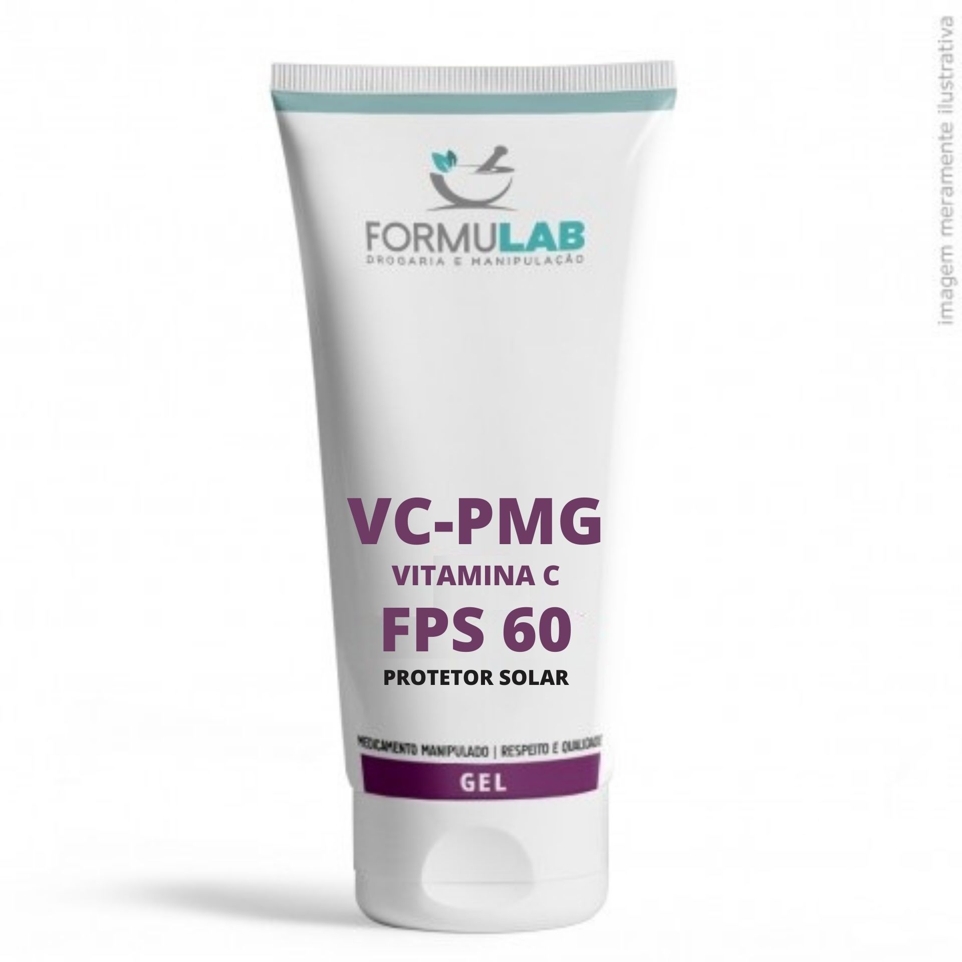 Vitamina C 2% (VC-PMG) Protetor Solar FPS 60 Toque Seco - 30 gramas
