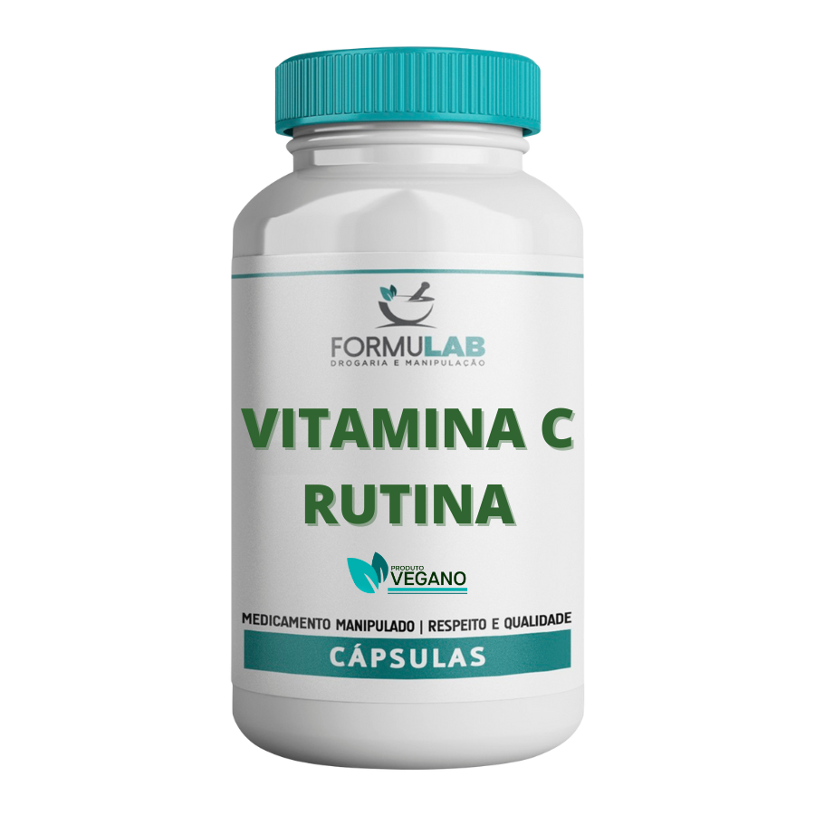 Vitamina C 500mg + Rutina 100mg Vegan