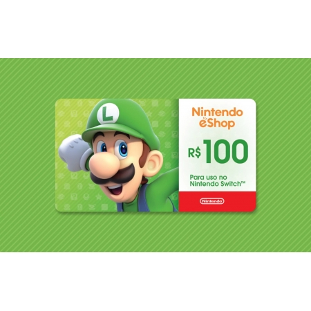Gift Card Digital Nintendo R$100,00