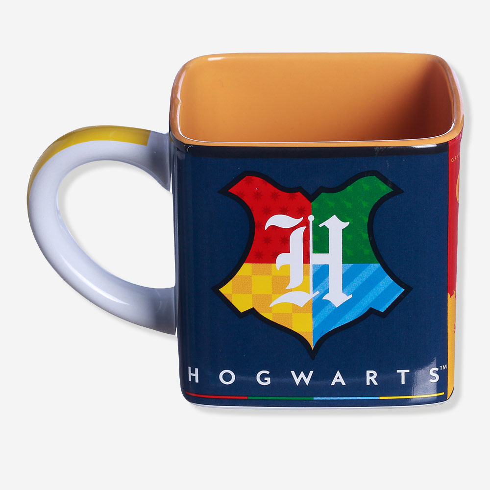 Caneca Quadrada Hogwarts 300 ml