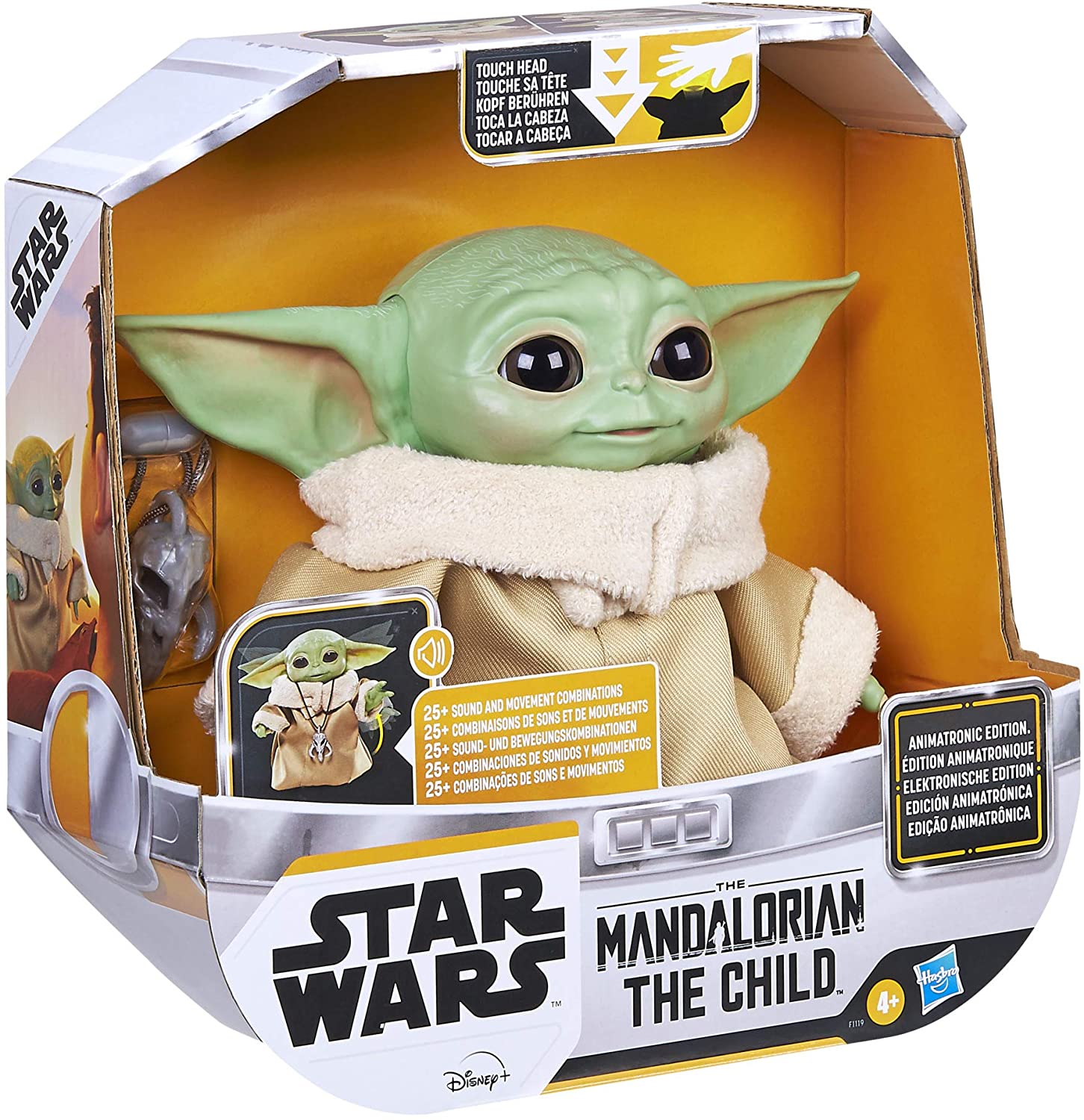 Figura Star Wars The Child (Baby Yoda) Animatronic Inspirado na Série The Mandalorian - F1119 - Hasbro