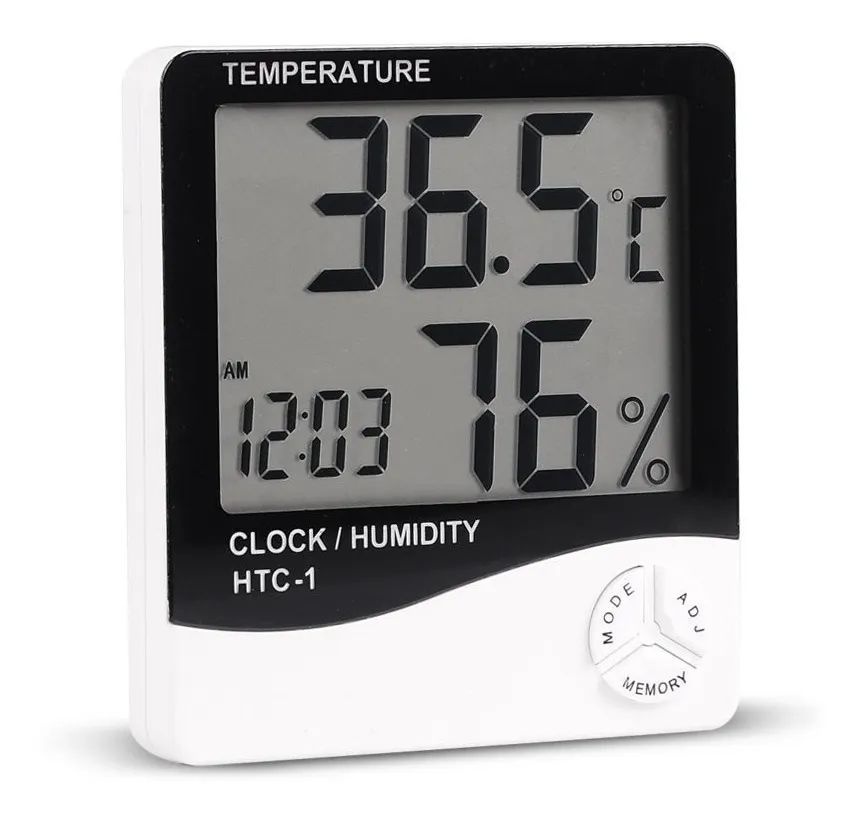 Medidor de Temperatura e Umidade Alongamento Cílios - Termo higrômetro