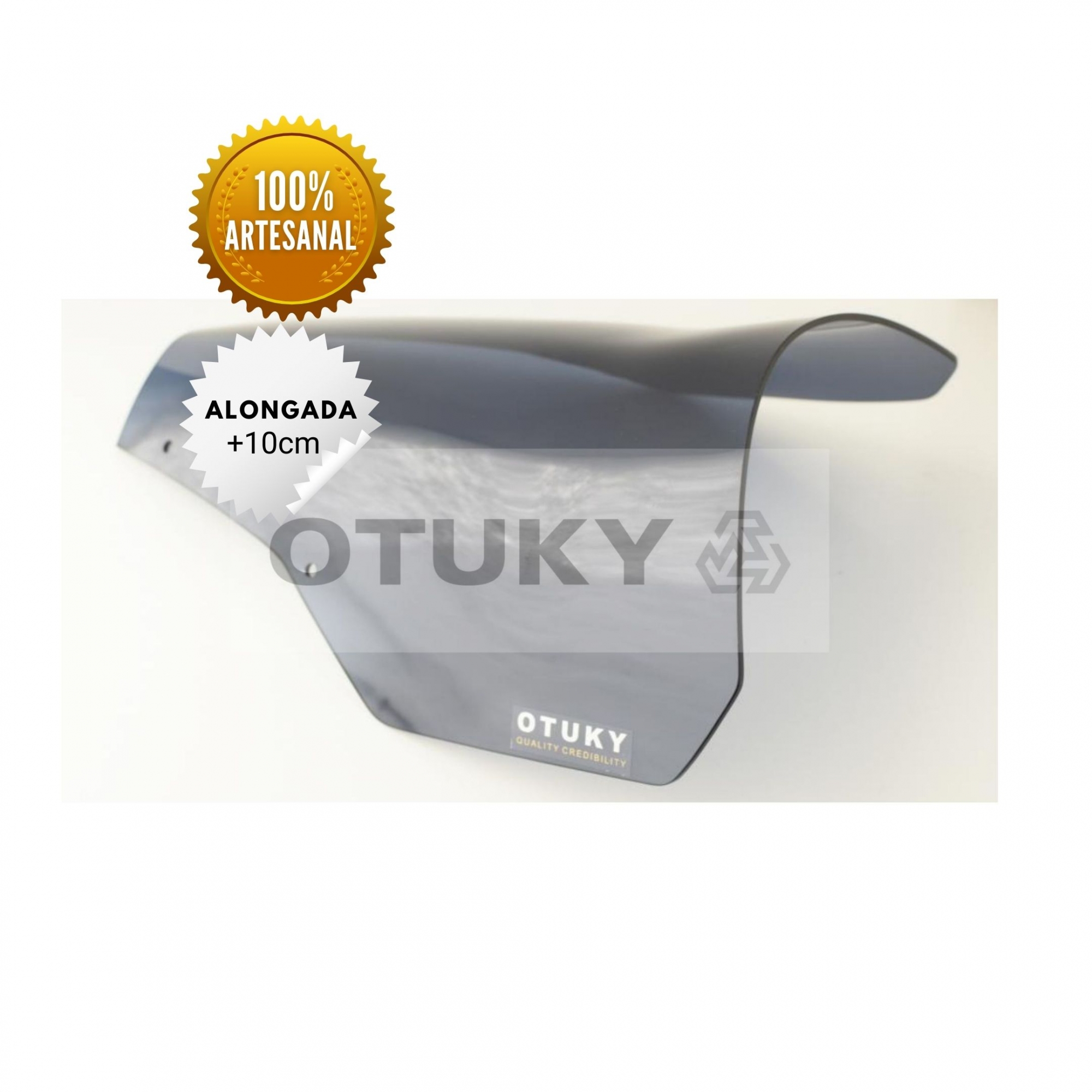 Bolha para Moto XT 660 R 2005 até 2018 Otuky Alongada Fumê Escuro