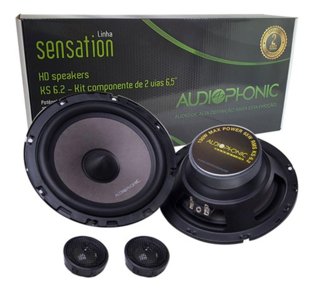Audiophonic Sensation KS6.2 - kit 2 vias 6" (130w @ 4ohm)