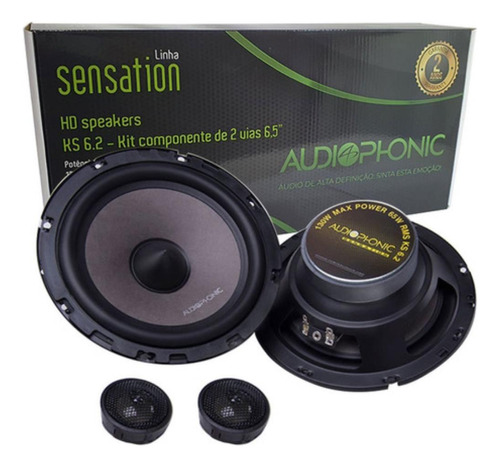 Audiophonic Sensation KS 6.2 - Kit 2 Vias 6  (130w @ 4ohm)