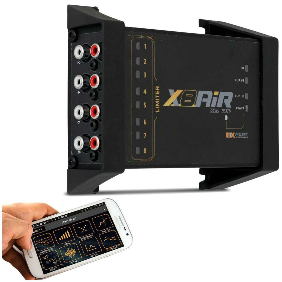 Expert X8 AIR - Processador DSP Bluetooth (8canais)