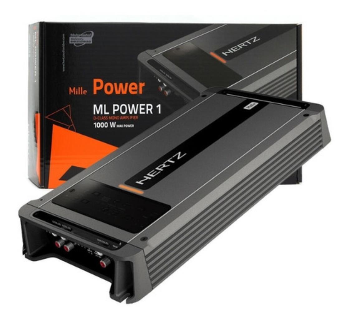 Hertz ML Power 1 (amplificador 1 Canal / 1000w ) Mono