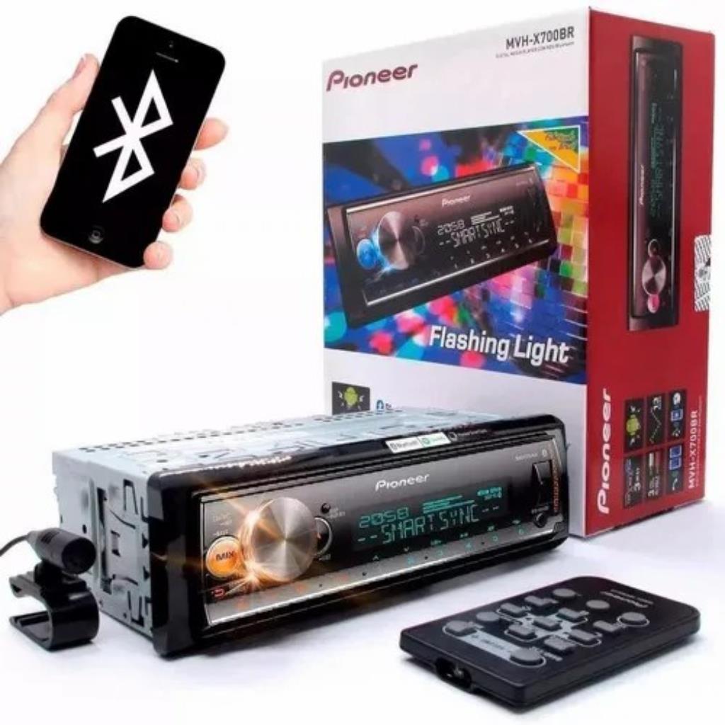 Pioneer MVH-X7000br - Media Player Bluetooth Usb Com Dsp