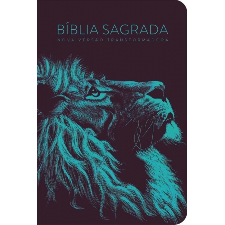 Bíblia Nvt 960 - Lion Head Turqueza - Letra Normal