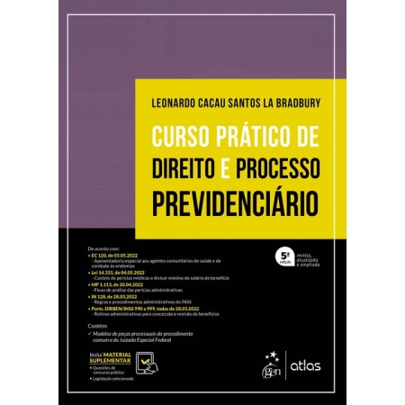 Curso Prático de Direito e Processo Previdenciário - 05Ed/22