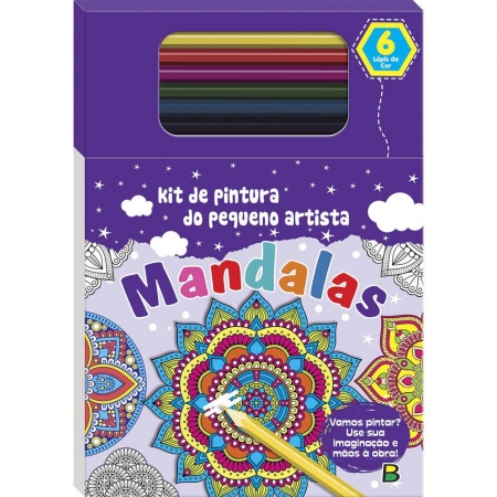 Kit de Pintura do Pequeno Artista: Mandalas