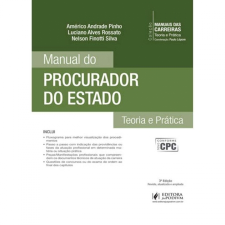 Manuais das Carreiras - Manual do Procurador do Estado - Teoria e Prática