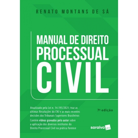 Manual De Direito Processual Civil - 07Ed/22