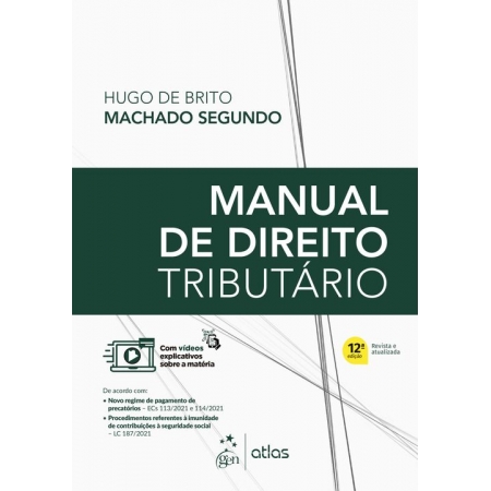Manual De Direito Tributário - 12Ed/22