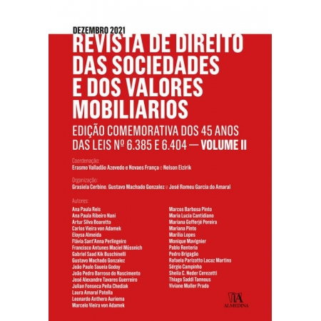 Revista De Direito Das Sociedades e Dos Valores Mobiliários - Vol. 02 - 01Ed/22