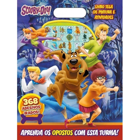 Scooby Doo Livro Tela De Pintura e Atividades