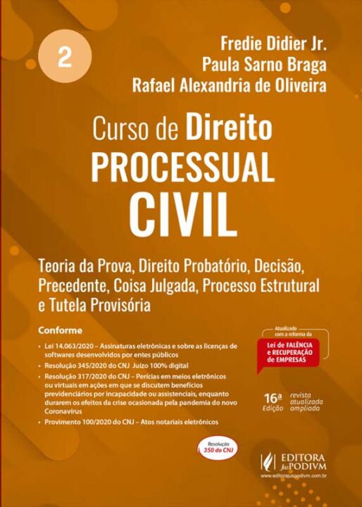 Curso de Direito Processual Civil - Vol. 02 - 16Ed/21