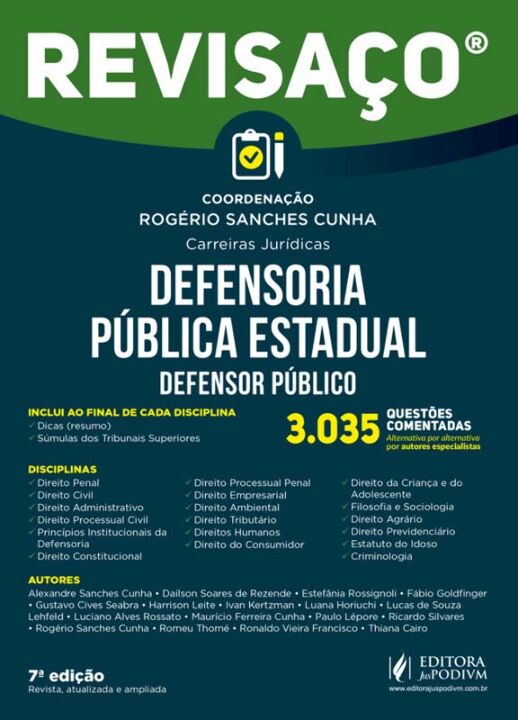 Revisaço - Defensoria Pública Estadual - Defensor Público