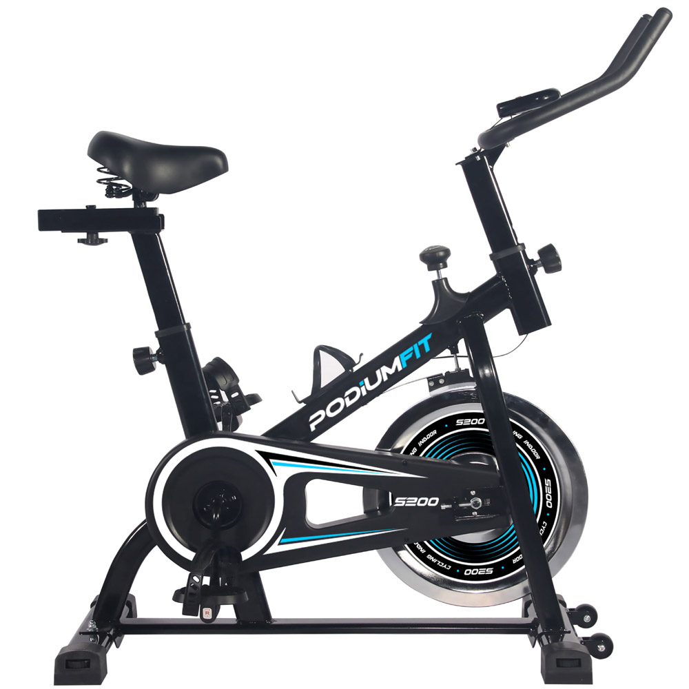 Bicicleta Spinning Ergométrica S200PodiumFit  - Silenciosa - Roda 6kg [A ORIGINAL]