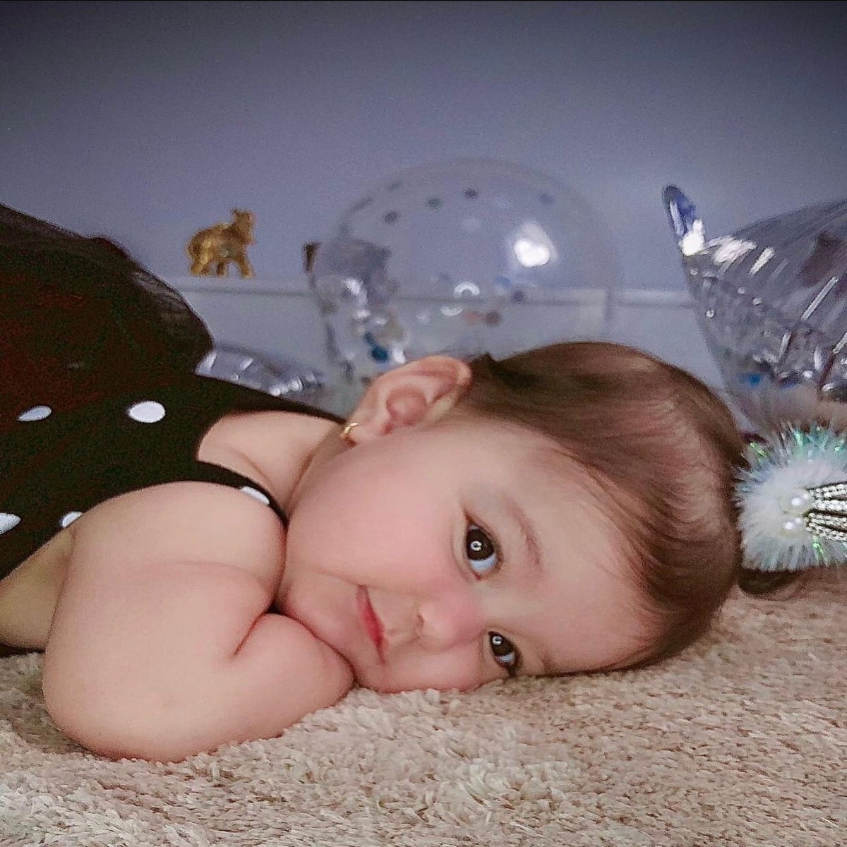 Brinco Infantil Mini Argolinha para Bebê Banhado a Ouro 18k - BR66