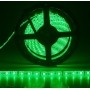 Fita LED Verde 5050 5 mts com fita adesiva 12V - Siliconada