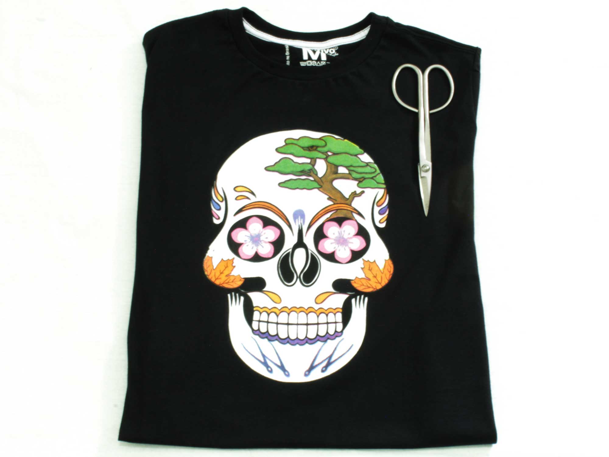 Camiseta Caveira Bonsai Mexicana (Plus Size)