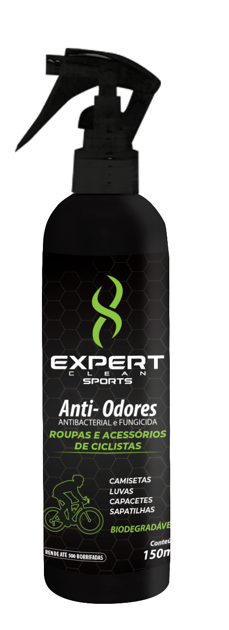 Spray Anti-Odor p/ Roupas e Artigos Esportivos 150ml  Antibacterial