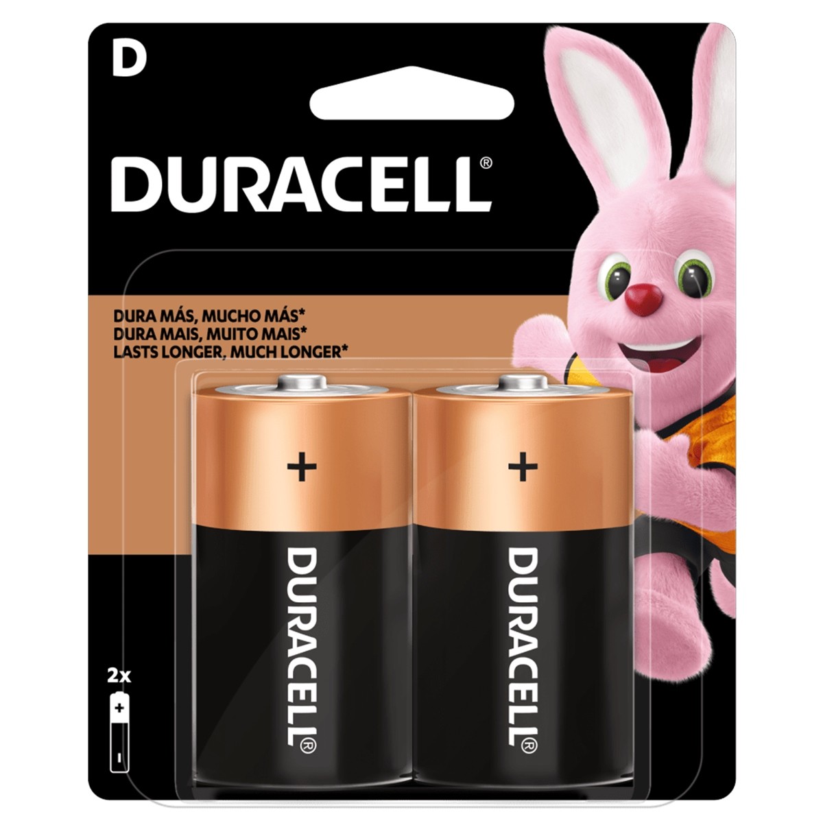 2 Baterias Alcalina Duracell Grande D MN1300B2 - Foto 1