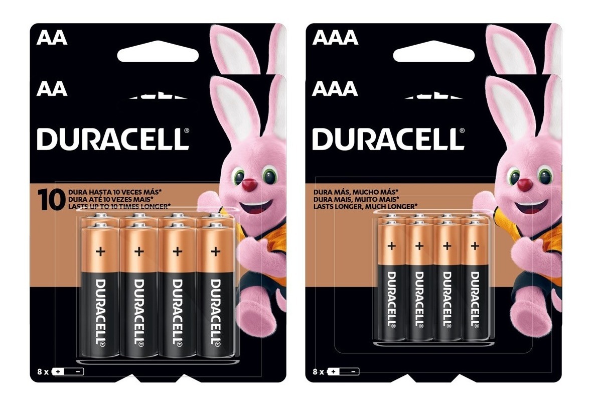 32 Pilhas Duracell 16 Aa 16 Aaa Econopack - Foto 0