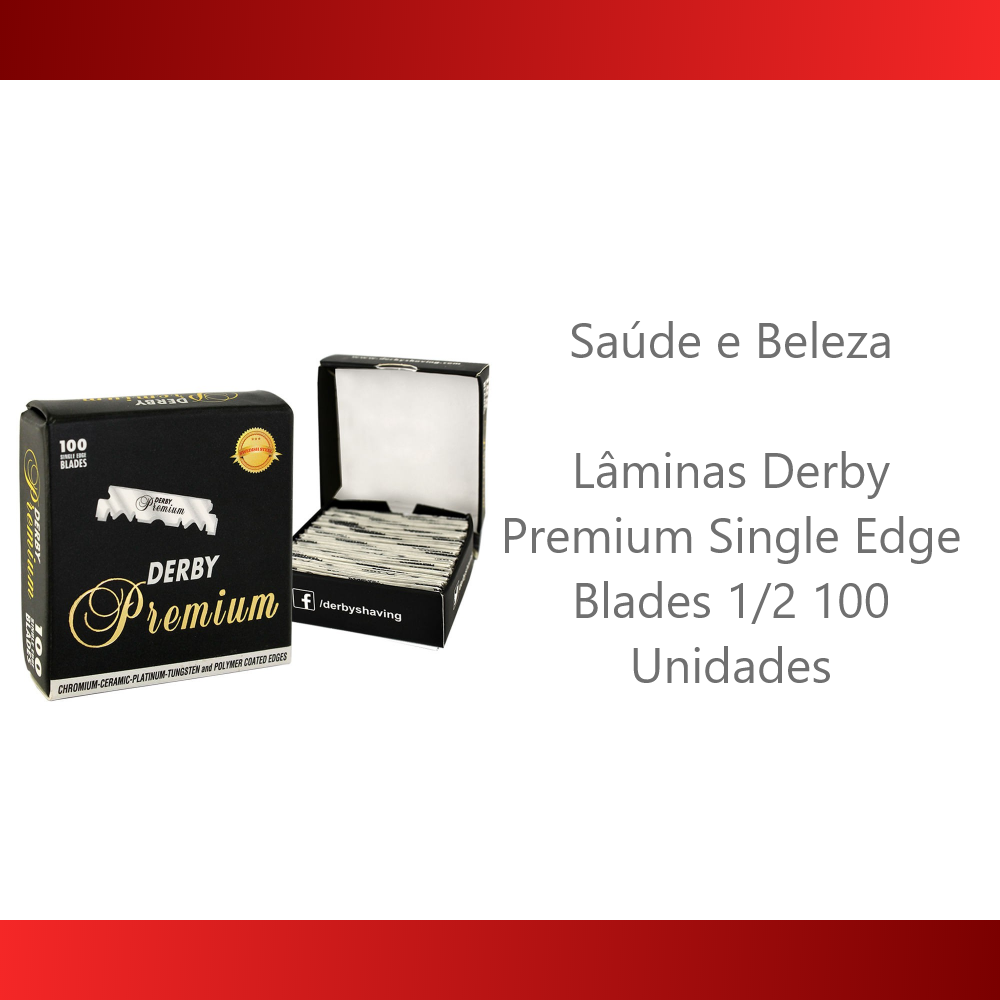 3 Caixas de Lâminas Derby Premium Single Edge Blades 100 Un - Foto 4