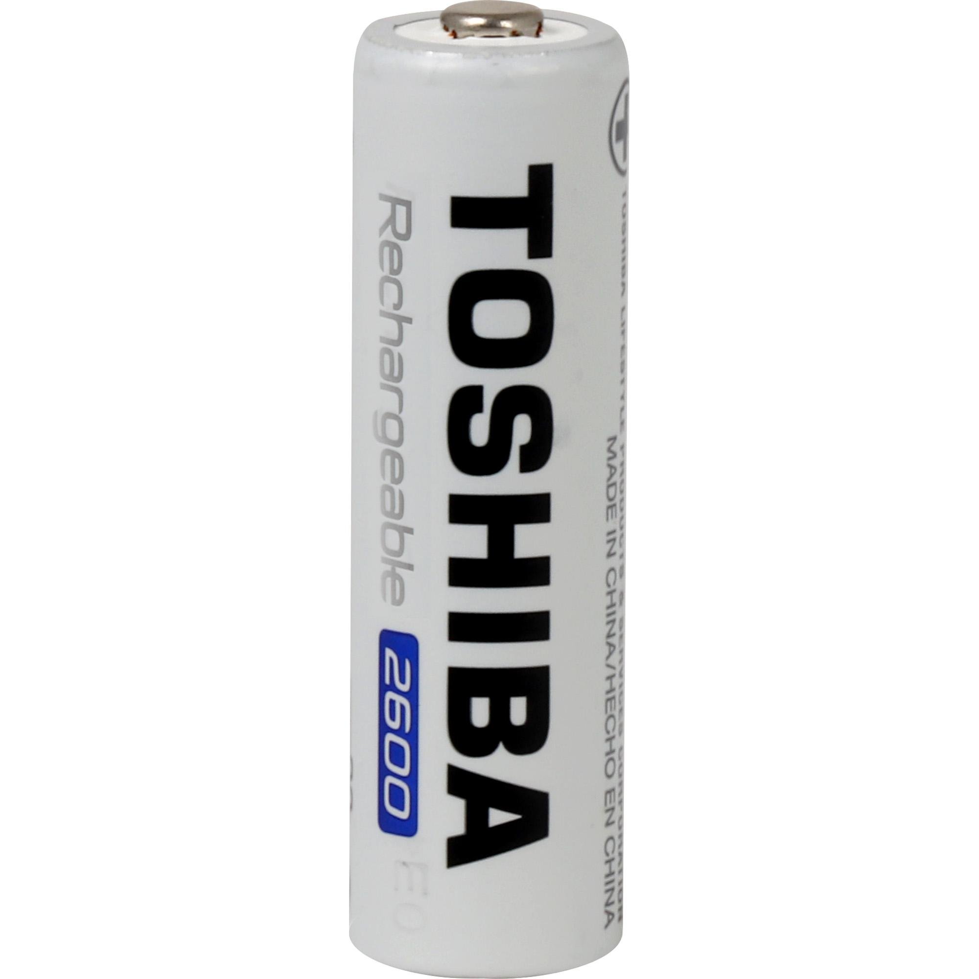 4 Pilhas Recarregáveis Toshiba AA Pequena 2600mAh 1,2v - Foto 5