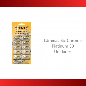 10 Cartelas de Lâminas Bic Chrome Platinum 50 Unidades - Foto 4