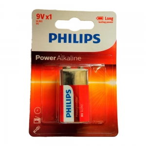 Bateria Alcalina Philips 9V Cartela Com 1 Unidade - Foto 1