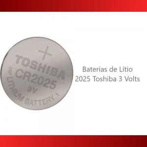 Baterias de Lítio 2025 Toshiba 3 Volts Cartela Com 5 Unidades - Foto 3