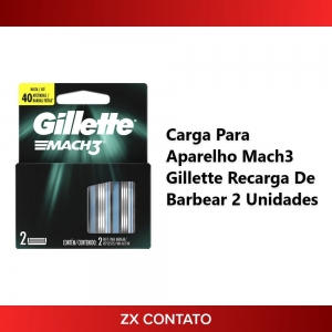 Carga Para Lâmina De Barbear Gillette Mach3 Regular 4 Un Kit - Foto 4
