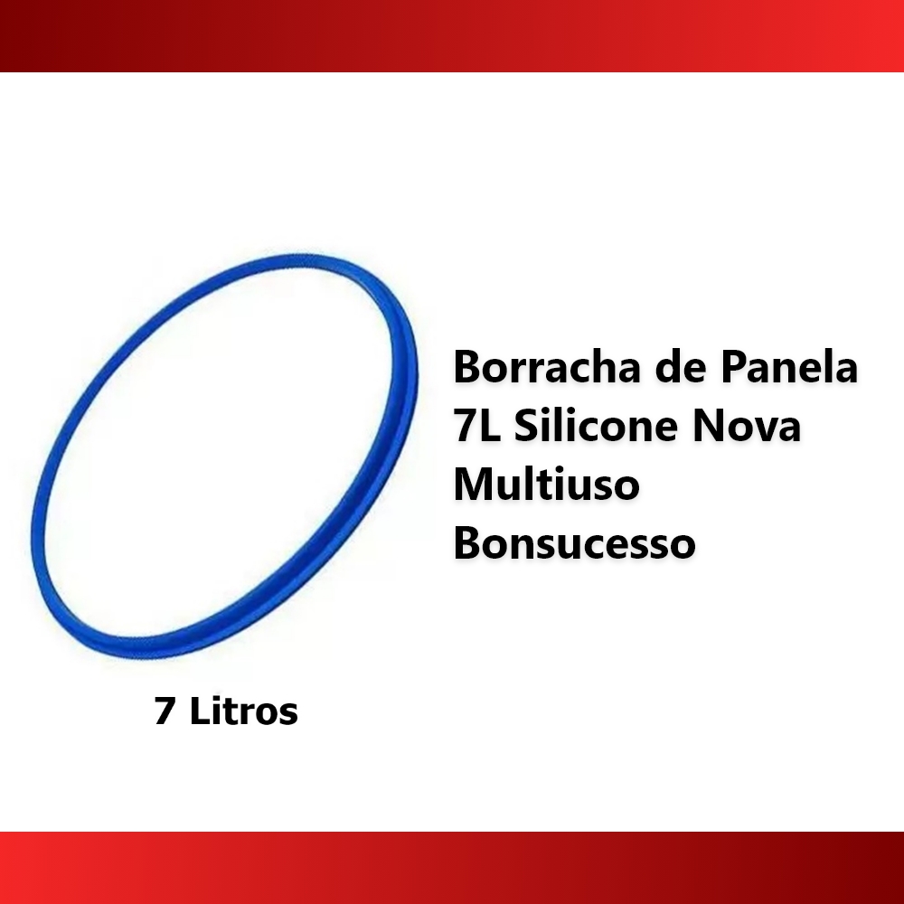 Borracha de Panela 7L Silicone Nova Multiuso Bonsucesso - Foto 4