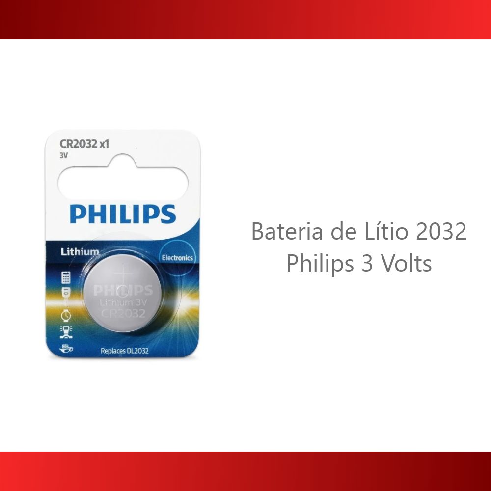 Caixa Fechada com 10 Baterias de Lítio 2032 Philips 3 Volts - Foto 4