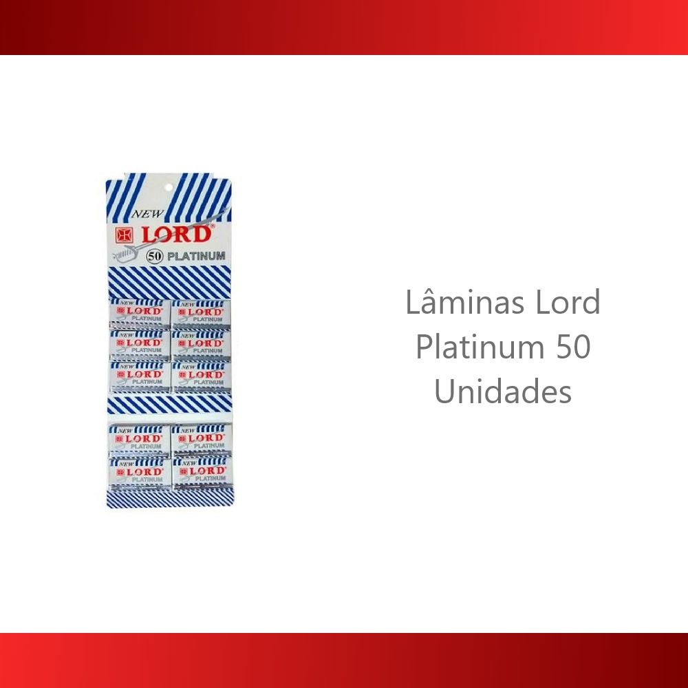 Lâminas New Lord Platinum 50 Unidades - Foto 4