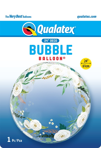 Balão Bolha 24" Floral Delicado Deco Bubble