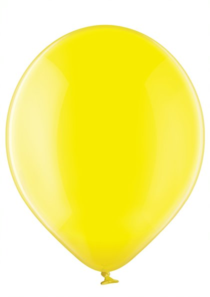 Balão de Látex 05" Cristal Amarelo