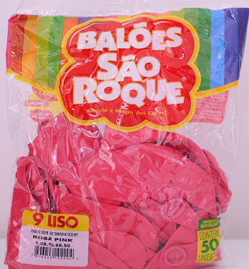 Balão de Látex 09" Rosa Pink