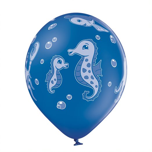 Balão de Látex 11" Animais Fundo do Mar