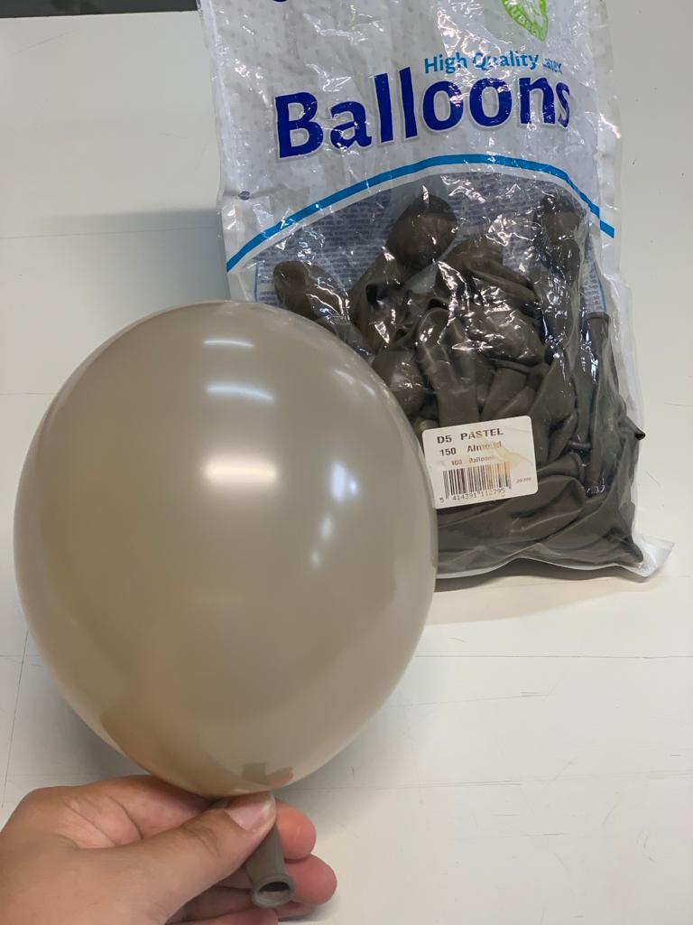 Balão de Látex 11" Marrom Amêndoa